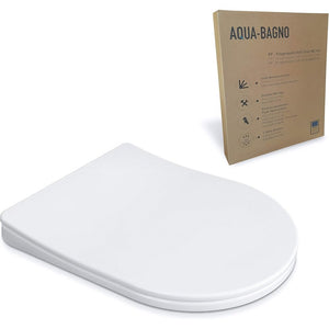 Aqua bagno pearl d-form premium - sedile wc di alta qualit  in p