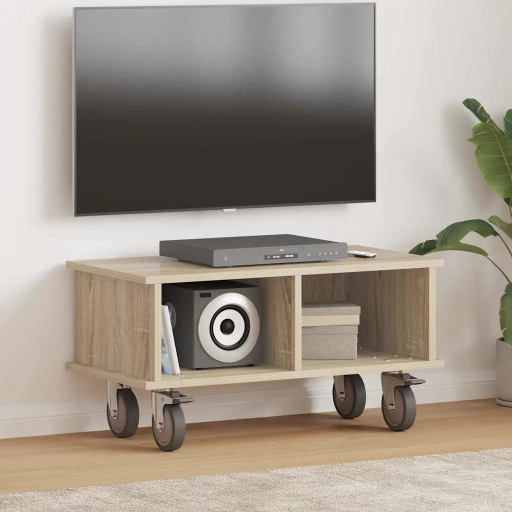 Supporto TV Rovere Sonoma 68,5 x 35 x 35 cm Legno multistrato 891042