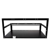 Telaio aperto mining rig MonsterShop 6-8 GPU in acciaio robusto