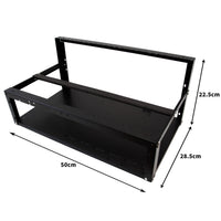 Telaio aperto mining rig MonsterShop 6-8 GPU in acciaio robusto