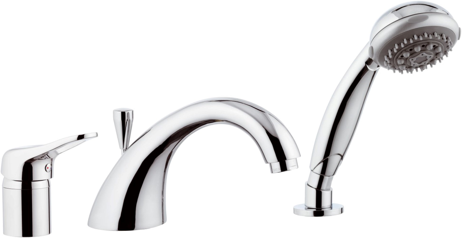 Miscelatore bordo vasca con deviatore remer - serie kiss