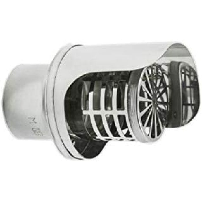 Fumaiolo pellet innesto m maschio (80mm)