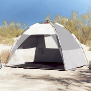 Tenda da Spiaggia 2 Persone-Tenda da campeggio Grigio Rilascio Rapido Impermeabile 543222