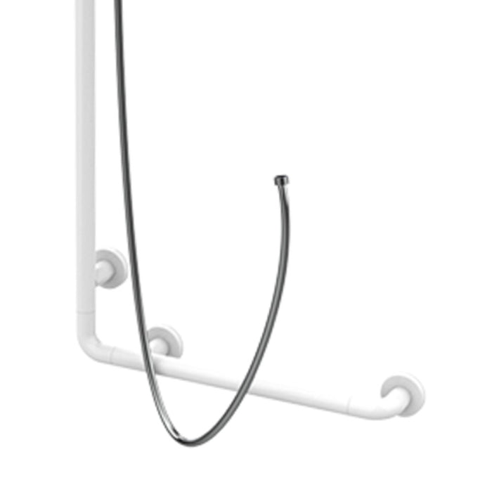 Maniglia di sicurezza con saliscendi e doccino cm.60x110, goman