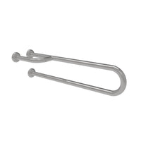 Barra maniglione fissa e piede cm80 inox lucido