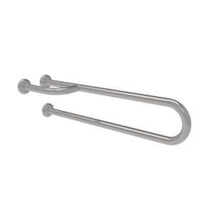 Barra maniglione fissa e piede cm80 inox lucido