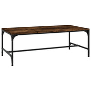 Tavolino da salotto | Tavolino da caff¨¨ | Tavolino da Soggiorno Rovere Fumo 100x50x35 cm Legno Multistrato