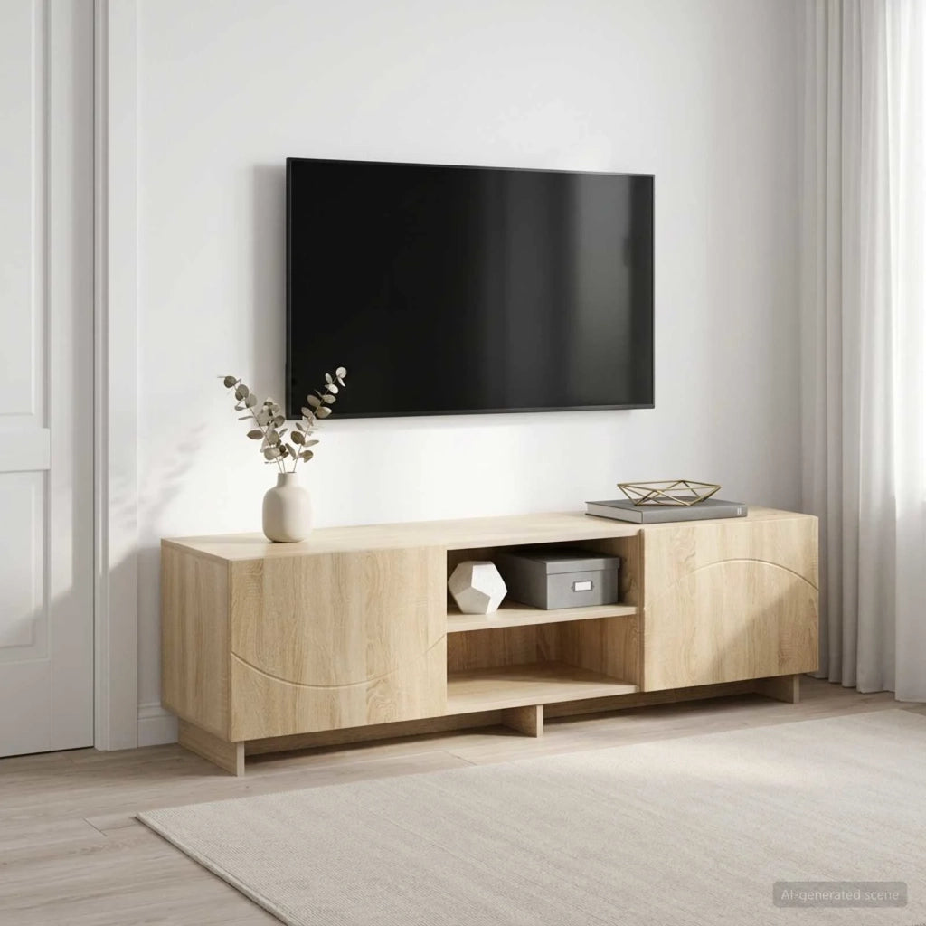 Supporto TV 140 x 34.5 x 40 cm Rovere Sonoma 8011488