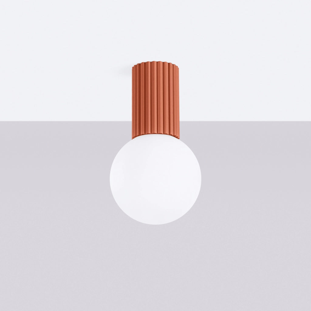 Spot soffitto SFERA Pure Lume vetro bianco G9 IP44