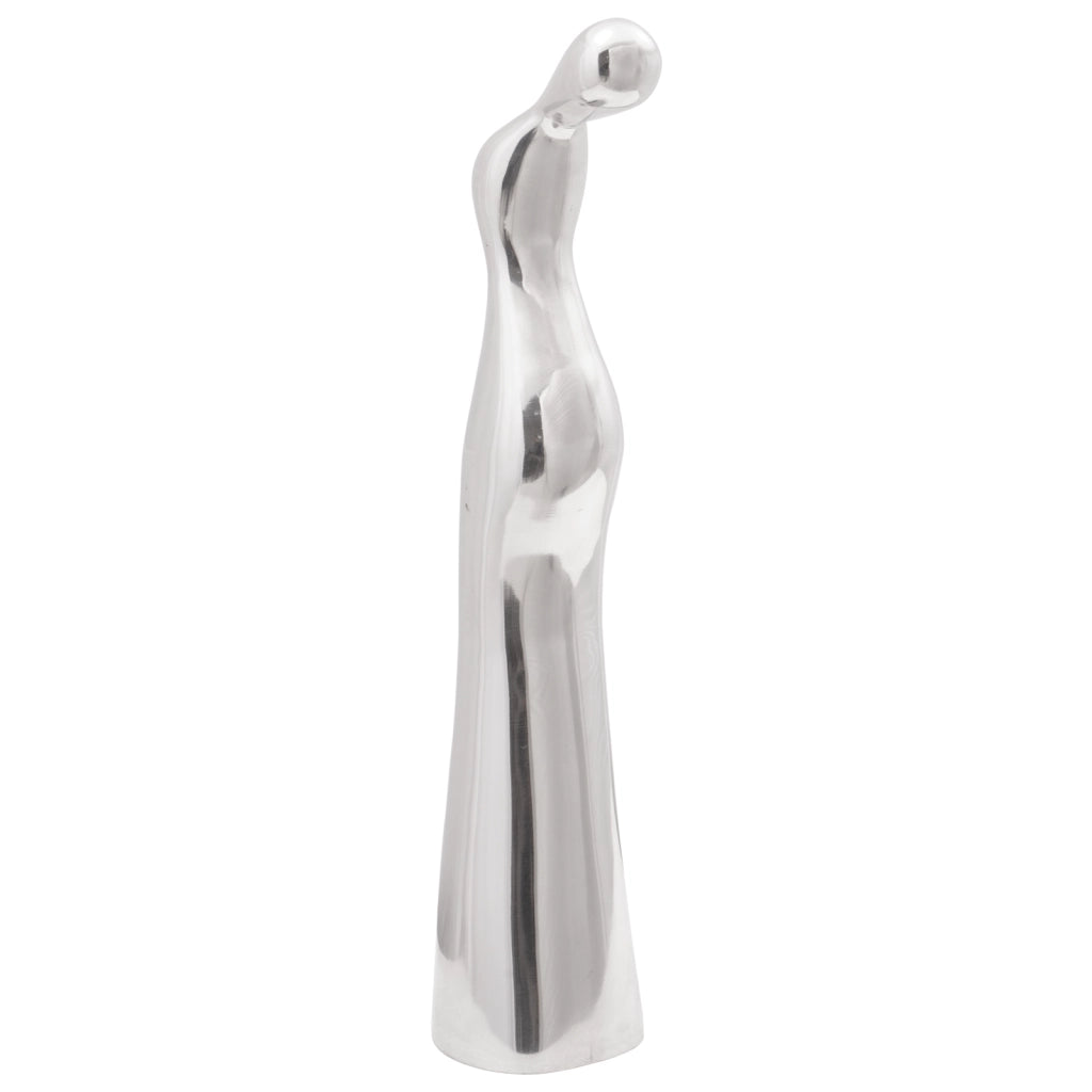 Scultura Argento 10x16x49 cm Alluminio