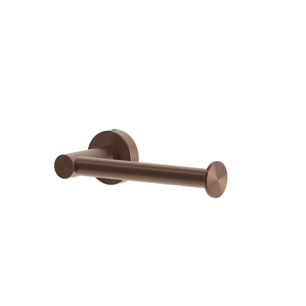 Sined Porta Rotolo Carta Igienica in Acciaio Inox 316L con Finitura Oro Rosa PVD Design Funzionale per Bagni Moderni - Modello Levante