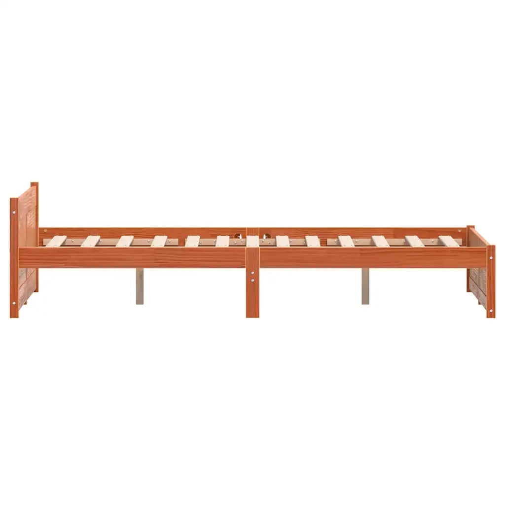 Struttura del letto Marrone cerato 205.5 x 95.5 x 51 cm