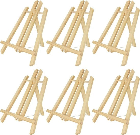 Sedia da pittore in legno pieghevole - 30 cm - Mini sedia da pittore per dipinti ad olio
