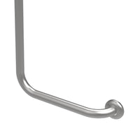 Maniglia di sicurezza verticale sinistra 35x65 inox satinato goman