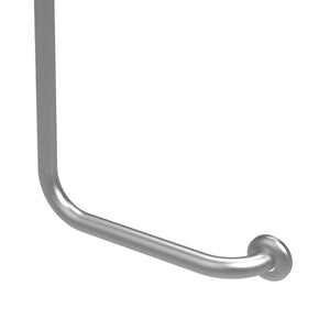 Maniglia di sicurezza verticale sinistra 35x65 inox satinato goman