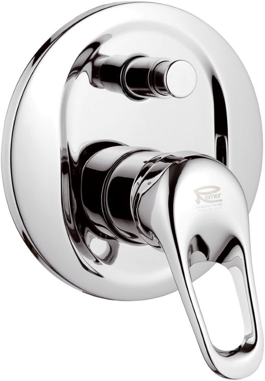 Rubinetto incasso vasca/doccia con deviatore remer - serie kiss
