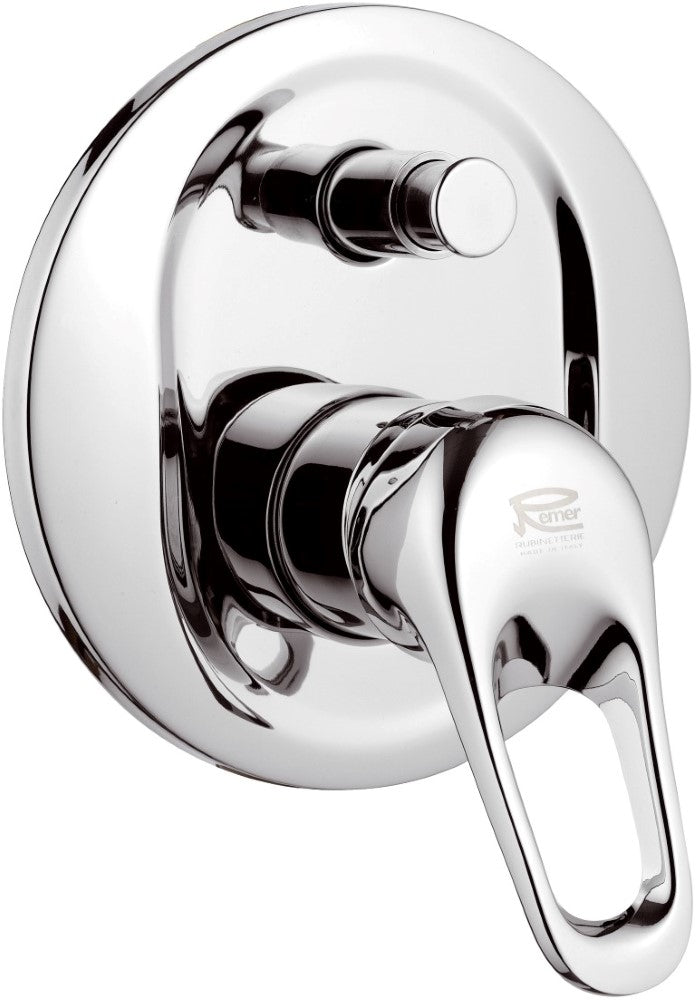 Rubinetto incasso vasca/doccia con deviatore remer - serie kiss