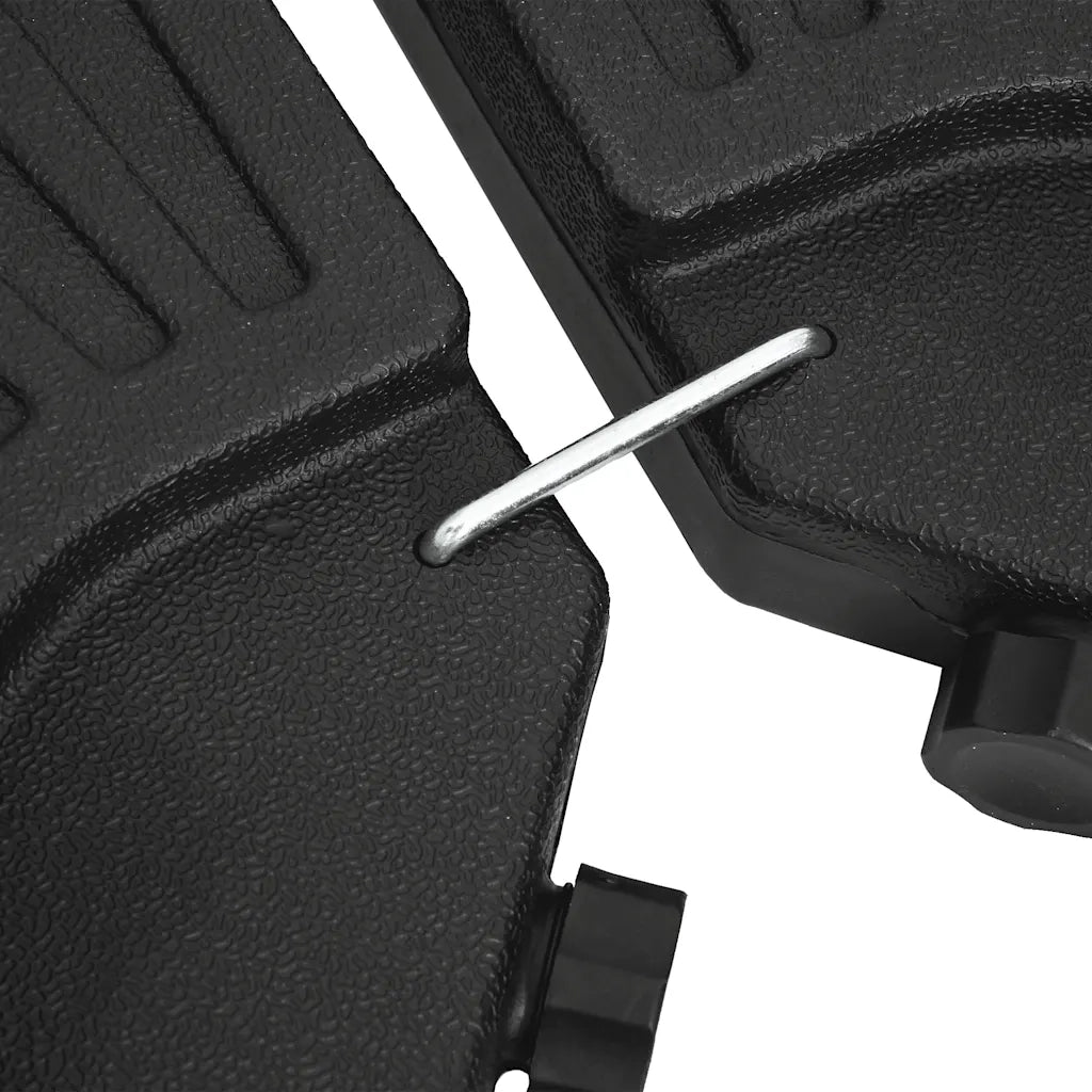 Base per Ombrellone a Forma di Ventaglio 4 pz Nero CFW6891548