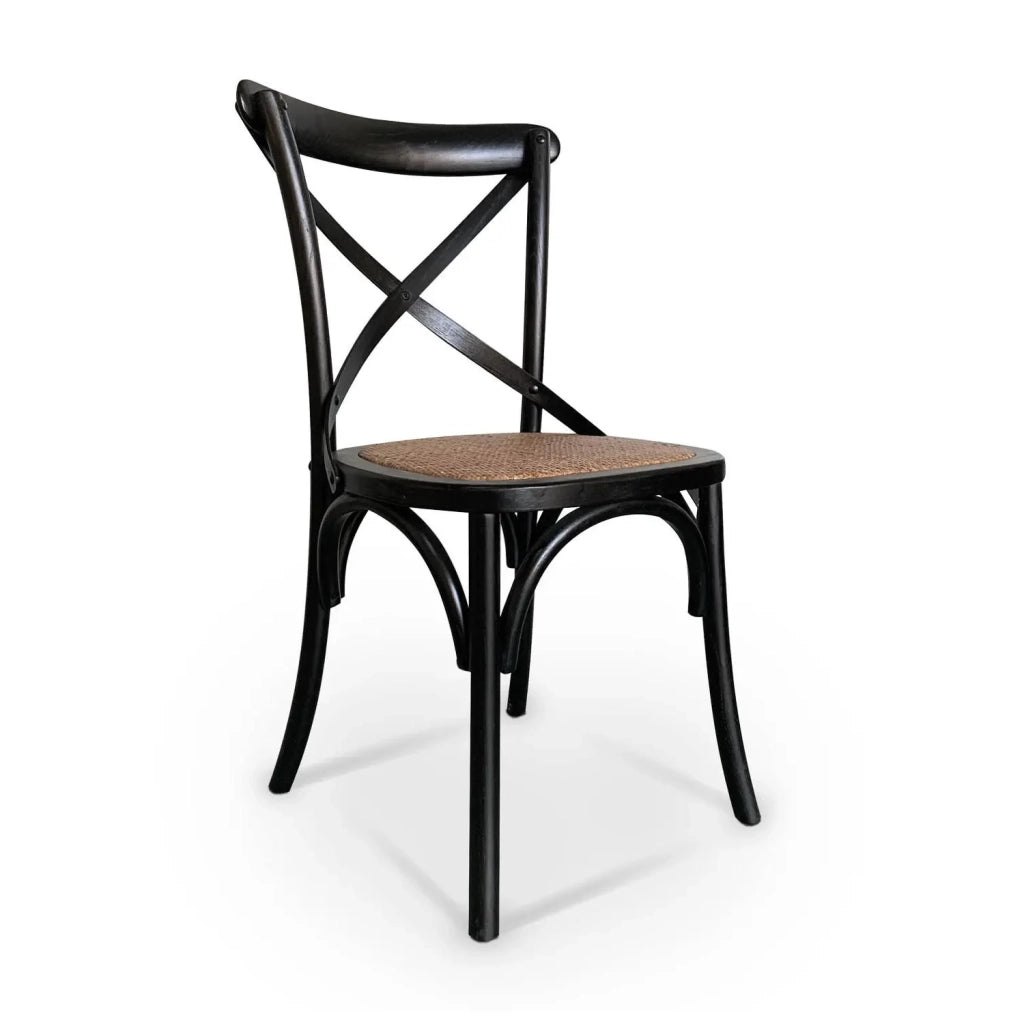 LÚZETE - SEDIA IN LEGNO DI BETULLA NERO GRETTE
