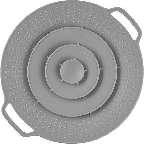 Stopper di Spillo, tappo, protezione contro l'ebollizione e protezione dalla schiuma, di padella in silicone, tappo in silicone, protezione contro l'ebollizione per tappo, padella, protezione dalla schiuma per pentole e padelle tra 20 - 30.