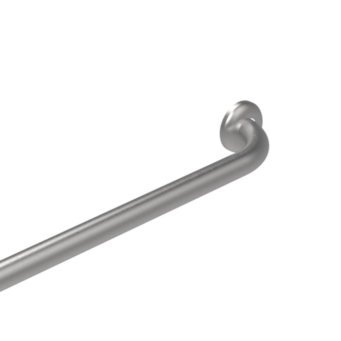 Maniglia verticale 50x50 inox satinatoper bagni terza eta e disabili