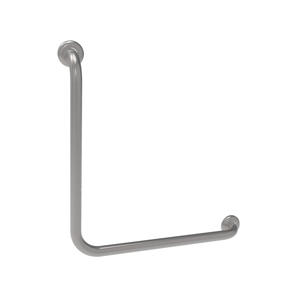 Maniglia disabili e anziani verticale 50x50 inox lucido