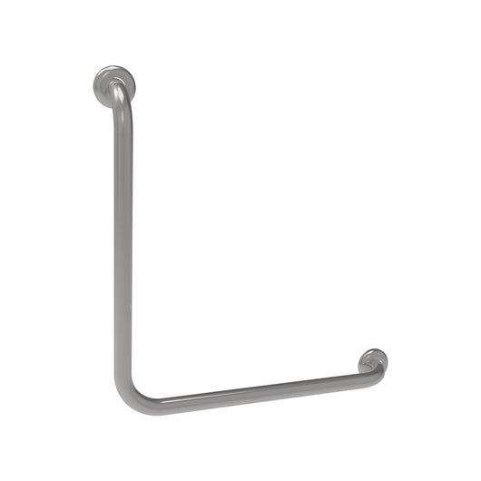 Maniglia disabili e anziani verticale 50x50 inox lucido