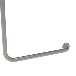 Maniglia disabili e anziani verticale 50x50 inox lucido