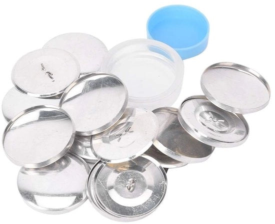 Set di Drukknopen di Alta Qualità - Drukknopen per Sartoria - Drukknopen con Pigna - Knoppi per Abbigliamento - Knoppi per Fai da Te - 40 mm di Diametro