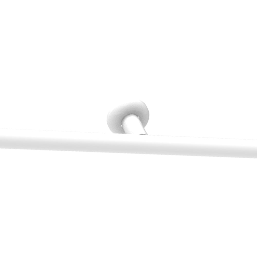 Maniglione di sicurezza per bgani terza eta e disabili cm.130 inox bianco, goman