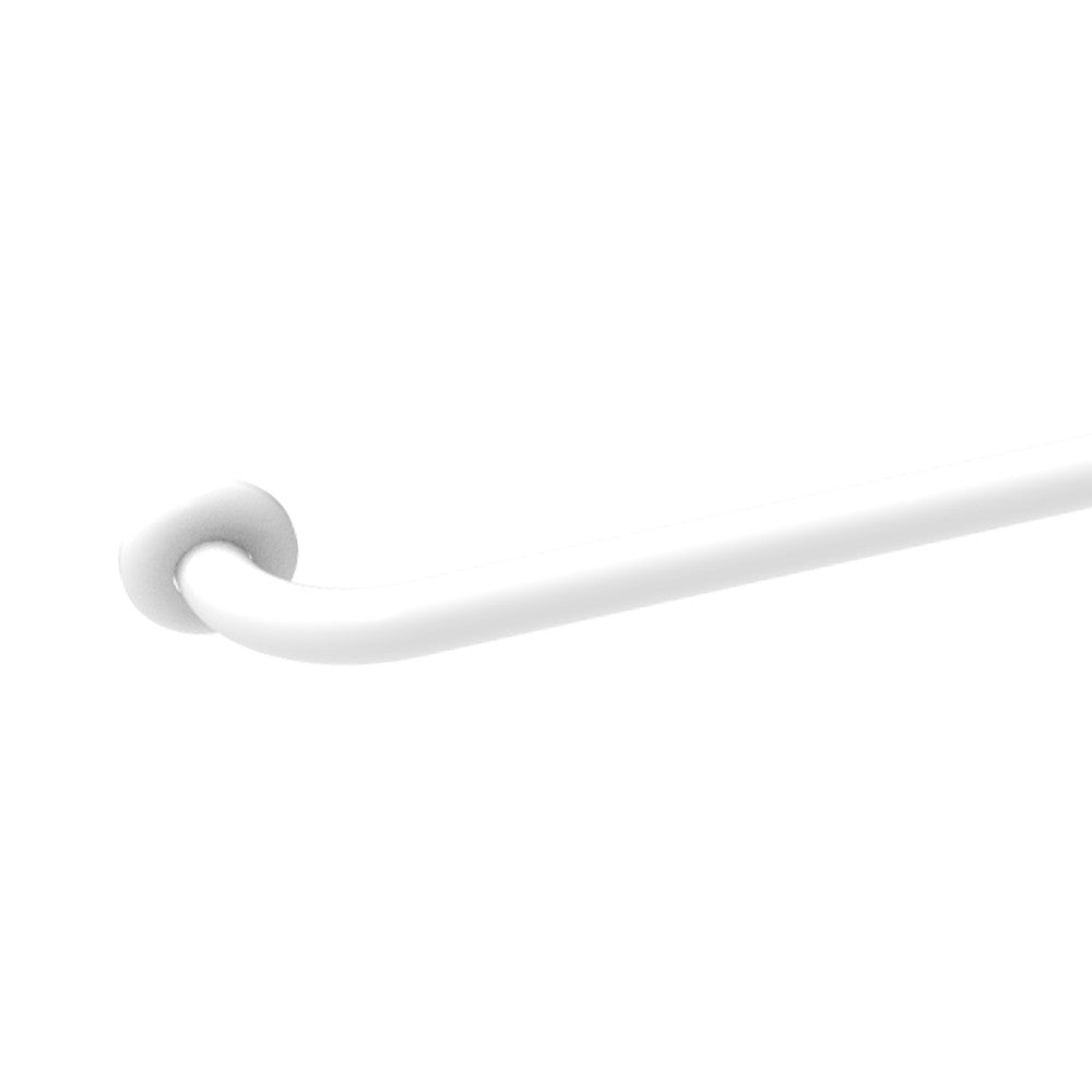 Maniglione di sicurezza per bgani terza eta e disabili cm.130 inox bianco, goman