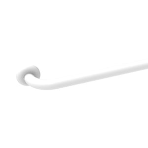 Maniglione di sicurezza per bgani terza eta e disabili cm.130 inox bianco, goman