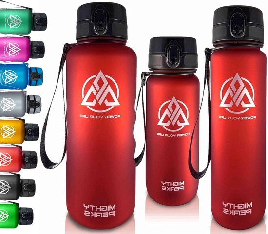 Sport Drink Bottle XL 1,5L Senza BPA Rosso - Sport Bottle in Tritan per Bicicletta Fitness Palestra Otre 1,5 Litri