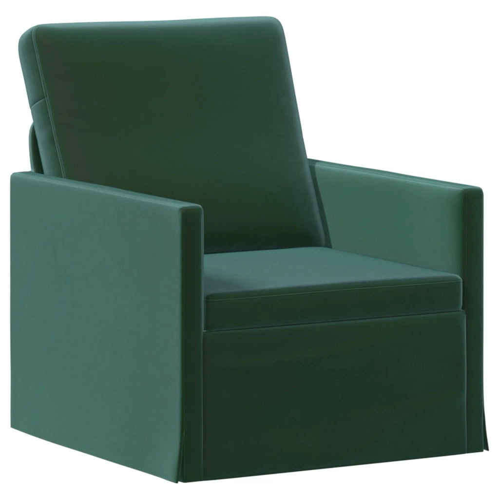 Set di divani 2 pcs Verde Scuro Velluto (V) 3433231