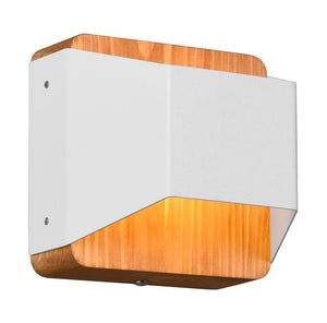 Applique da Interno a led in Metallo Bianco Opaco