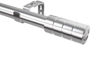 Maniglia a sbarre estendibile con regolazione di lunghezza 60-135 cm - Materiale in acciaio inossidabile - Diametro 25 mm - Resistente agli urti - Sostegno fino a 10 kg - Maniglia per tenda