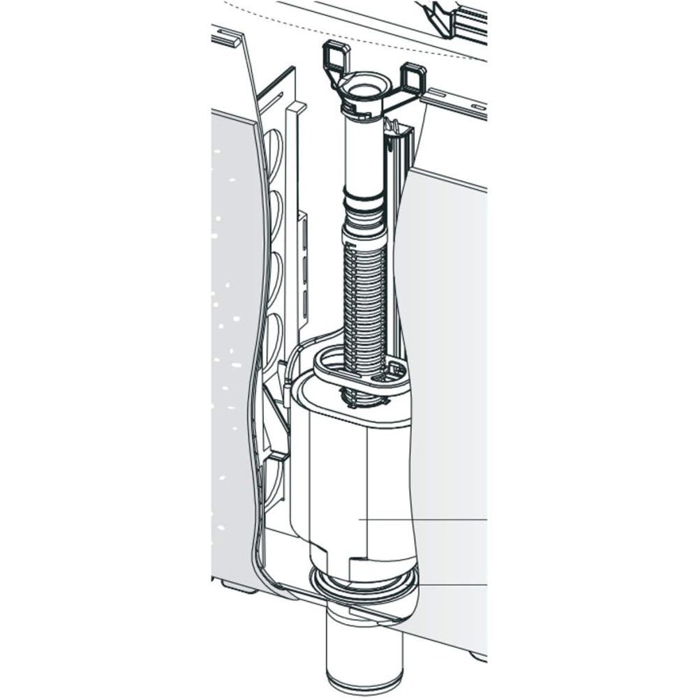 Valvola scarico con guarnizione fluidmaster 608829