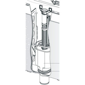 Valvola scarico con guarnizione fluidmaster 608829