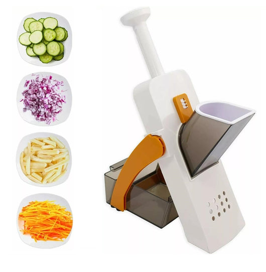 Mandolina Affetta Verdure Manuale con Spessore Regolabile Affettatrice Taglia Verdure Multifunzione affetta Taglia trita Julienne Vari colori