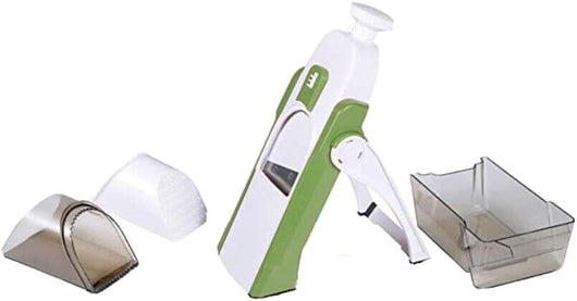 Mandolina Affetta Verdure Manuale con Spessore Regolabile Affettatrice Taglia Verdure Multifunzione affetta Taglia trita Julienne Vari colori