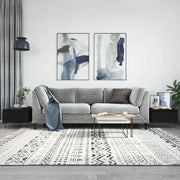 Tavolini da Salotto 2pz Neri 50x46x35 cm in Legno Multistrato 830863