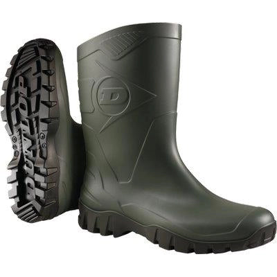 STIVALE PVC TRONCHETTO DANE DUNLOP - VERDE 38