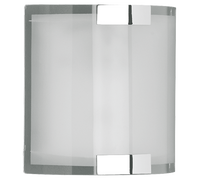 Applique Parete Interno Ventola Vetro Bianco Satinato 20per20 Divo GD Trio