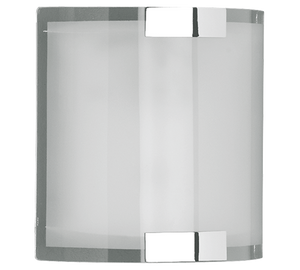 Applique Parete Interno Ventola Vetro Bianco Satinato 20per20 Divo GD Trio