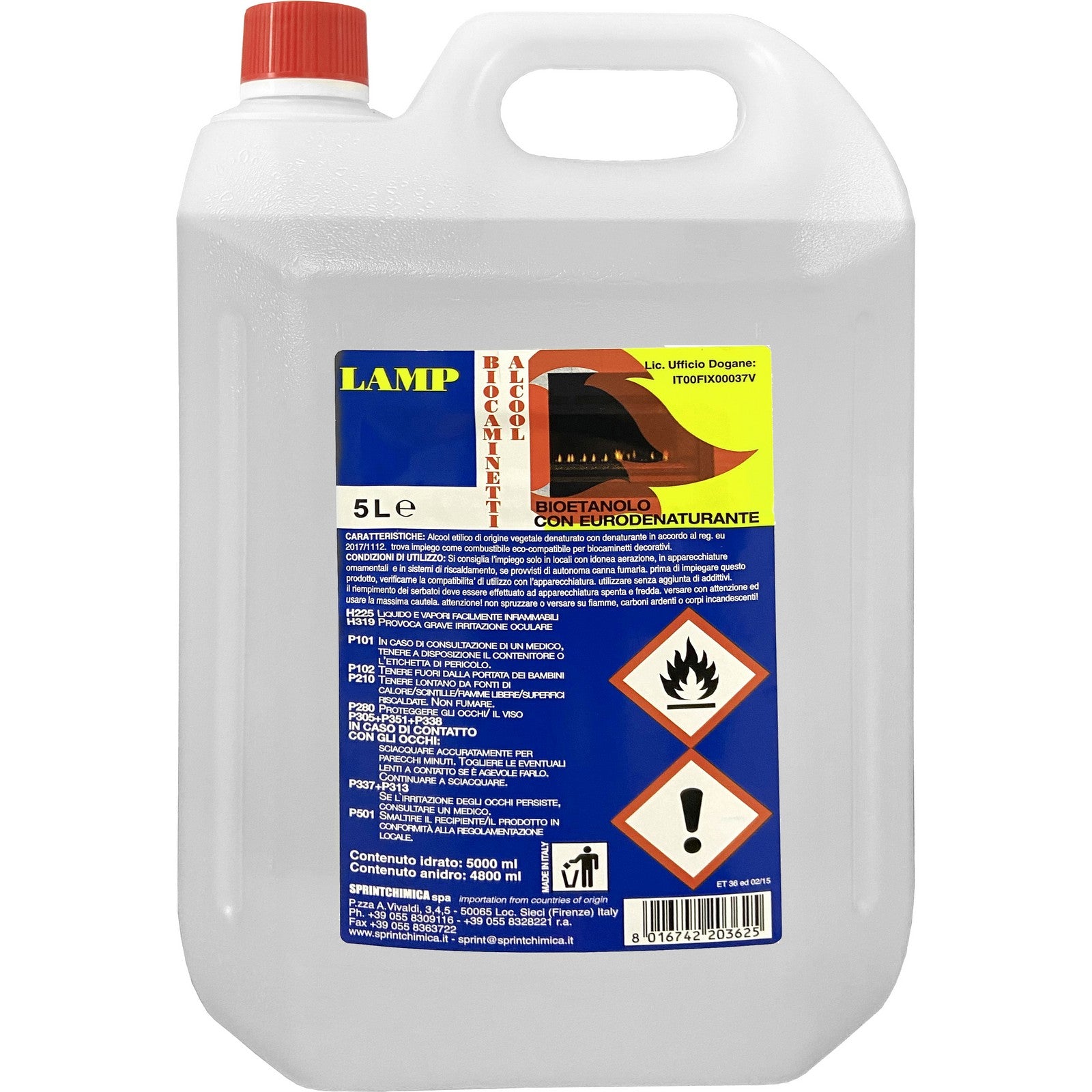 bioetanolo lt.5 cod:ferx.28982