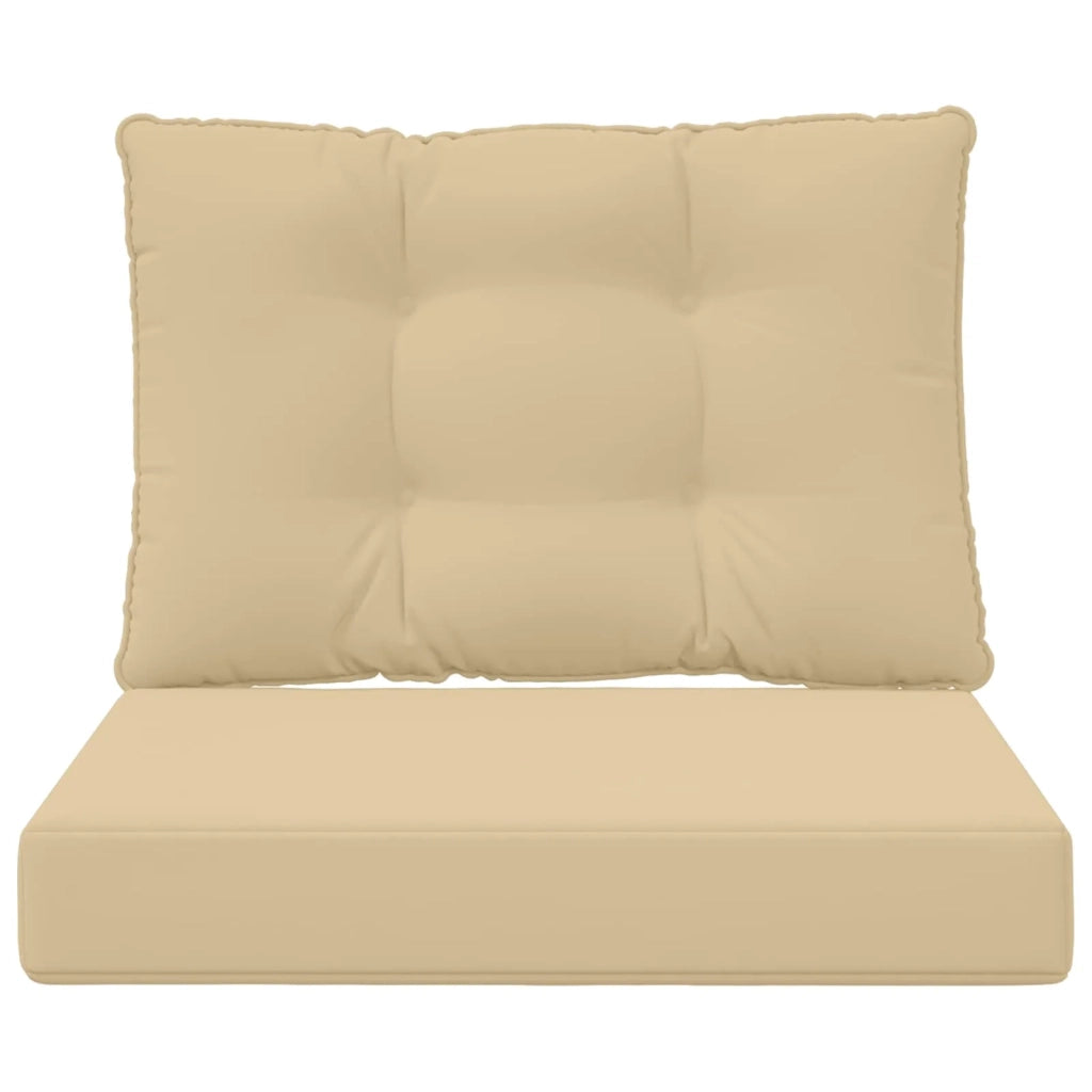 Cuscino per divano da esterno 2 pcs Beige Poliestere