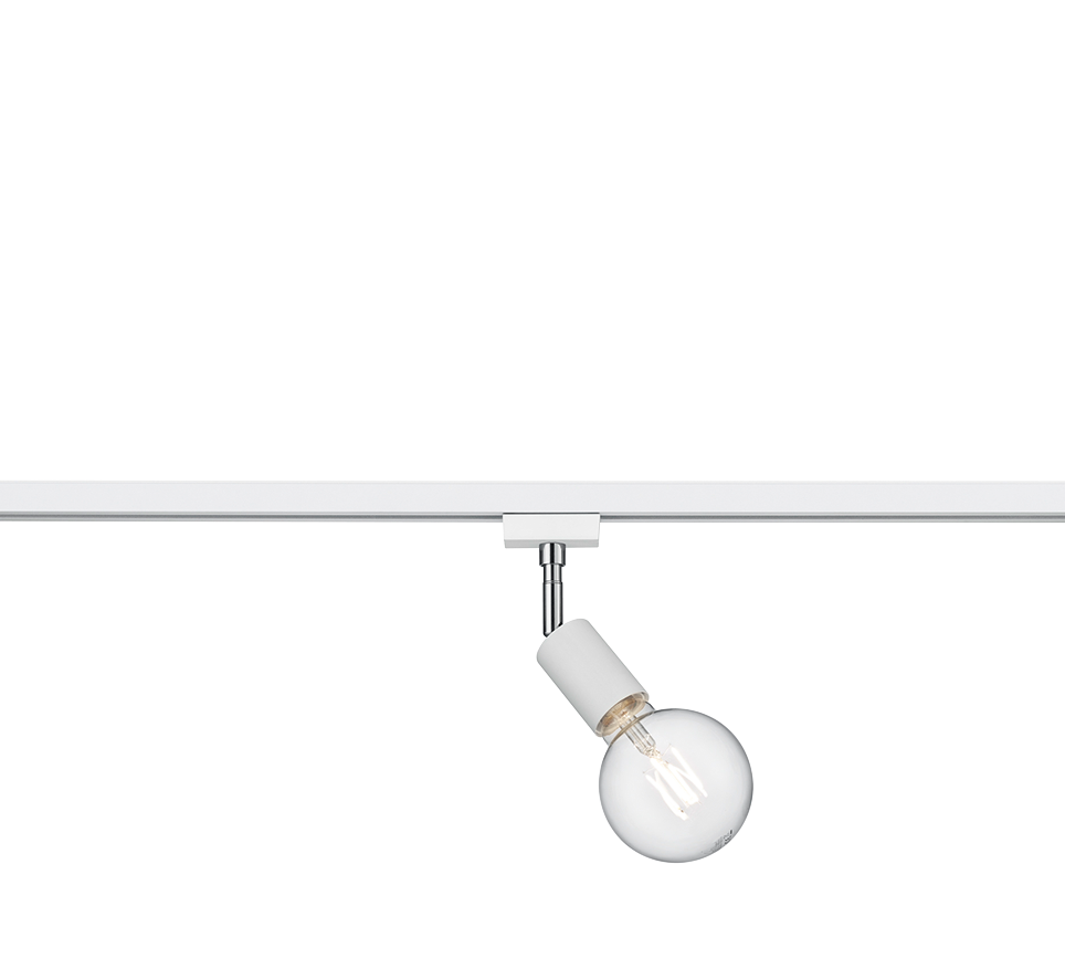 Faretto Spot Orientabile Bianco 6W 13 cm Duoline GD Trio