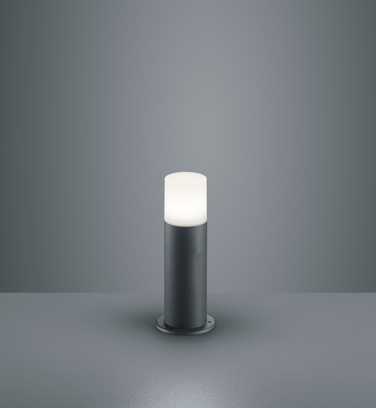 Lampione da Giardino Palo Esterno Basso Alluminio Antracite 30 cm Hoosic GD Trio