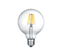 Lampadina Led Wire Trasparente E27 6W Globo GD Trio