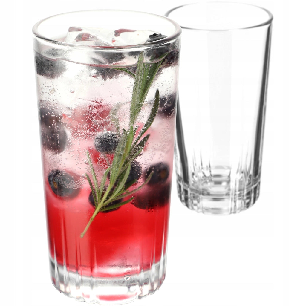 Bicchiere KADAX per bevande, succhi, acqua, Literatka, bicchiere alto, 345 ml